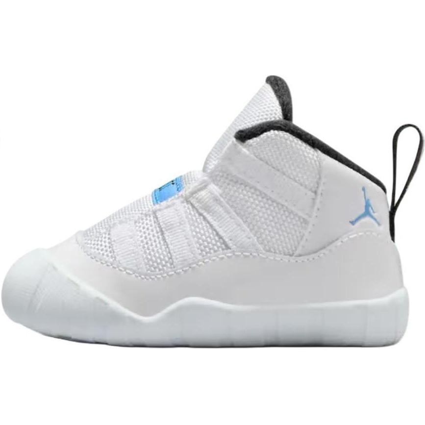 Air Jordan 11 Retro CB Legend Blue / Columbia 2024 Baby Sneakers White Black CI6165-104