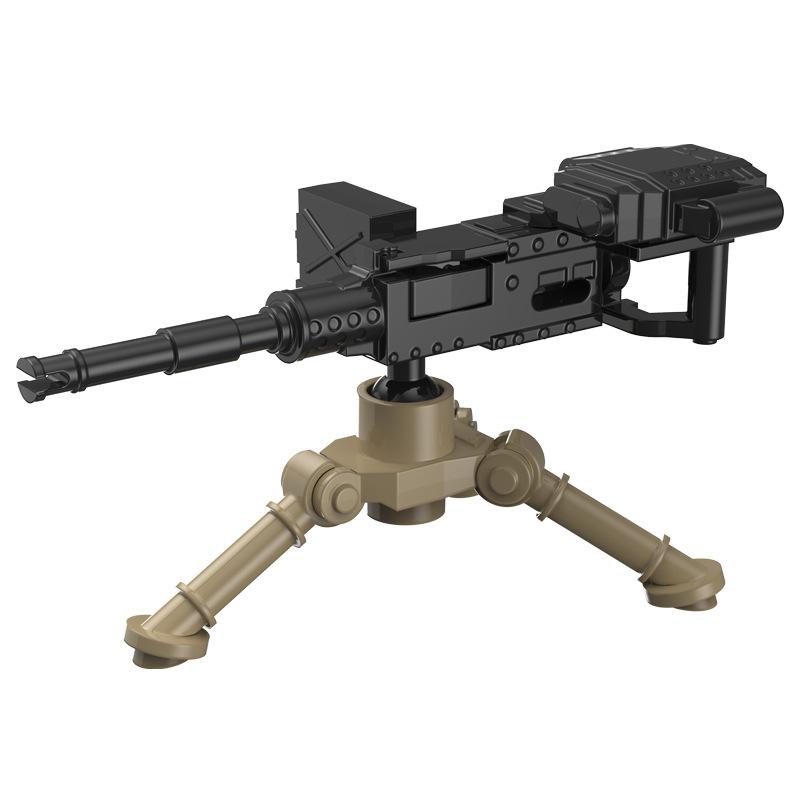 Samlet Byggekloss Soldatdukke Tilbehør Våpen Haubits Rakettkaster Luftvernkanon Militærleketøy