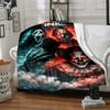 Horror Characters Printed Blanket Soft Cozy Blanket For Sofa Bedroom Living Room Dorm And Outdoor Use