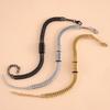 Cuban Chain Style Fashion Luxury Versatile Bracelet with Multi-color Square Bead