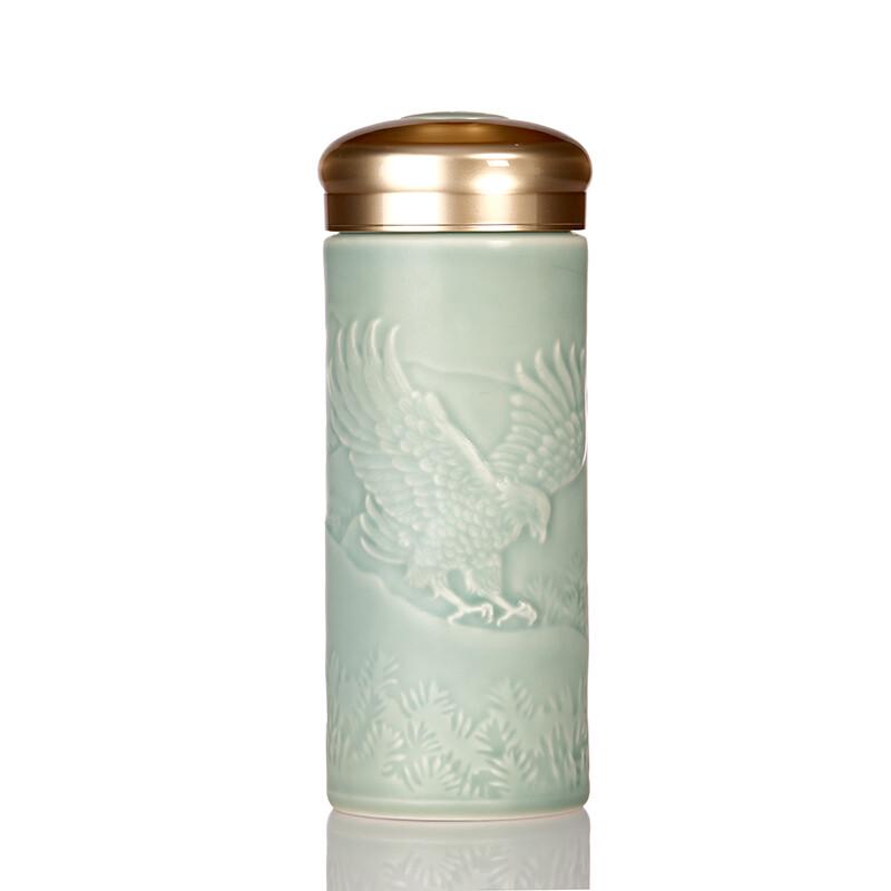 Qiántángxuān 'Great Plans' Double-Layer Active Ceramic Cup