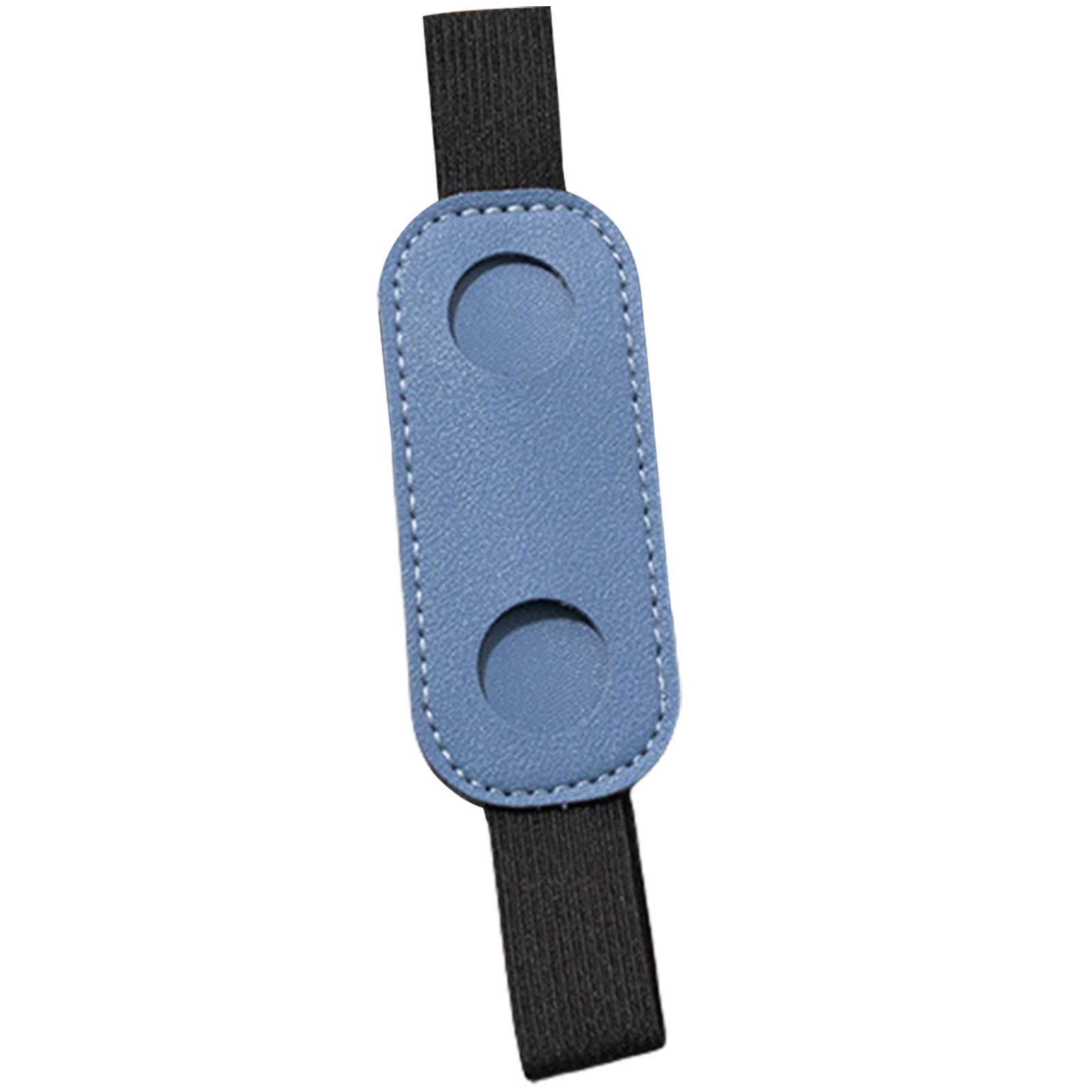 

Держатель для ручек Чехол для ручек Чехол для карандашей с эластичной лентой Карандашница из искусственной кожи Чехол для блокнота, журнала синий