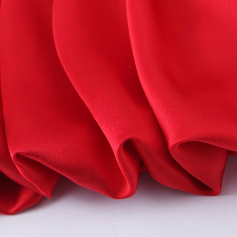 Kaslead New Arrival Women's Clothing Fashion Style Silk Satin Texture Puffy Sleeveless Sling Tops 2308651