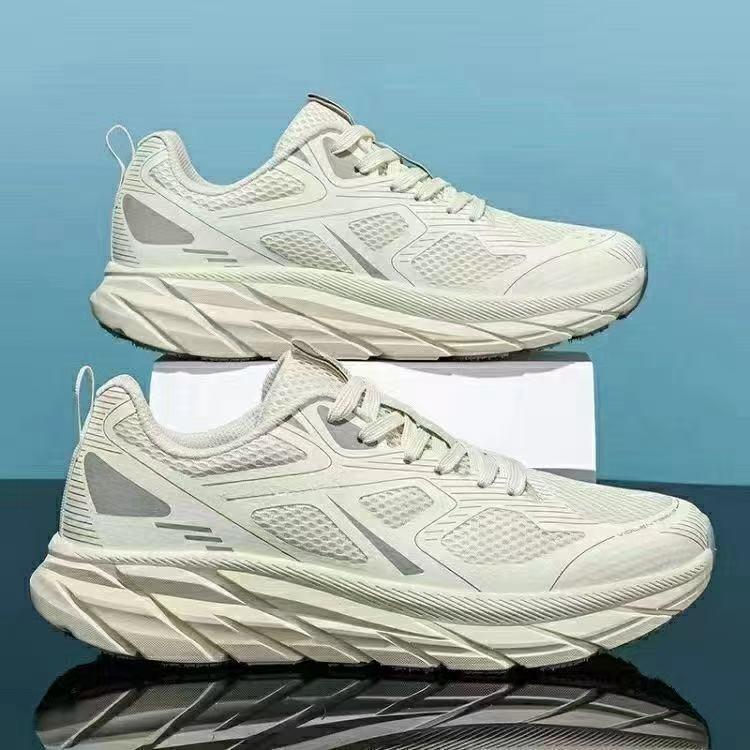 

Модные кроссовки на платформе для бега, трендовые повседневные вязаные дышащие кроссовки, оранжевая обувь для мужчин, уличная спортивная нескользящая обувь для бега 36 бежевый