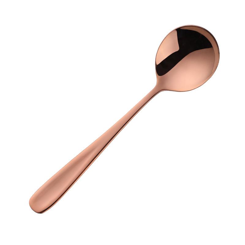 Stainless Steel Coffee Spoon,High Quality Dessert Cake Fruit Spoons Gold Small Snack Scoop  Tea Spoon Kitchen Dinnerware Tools