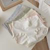 5pcs Solid Color Seamless Briefs Underwear Women's Underpants Comfortable Mid Waist Panties  Girl