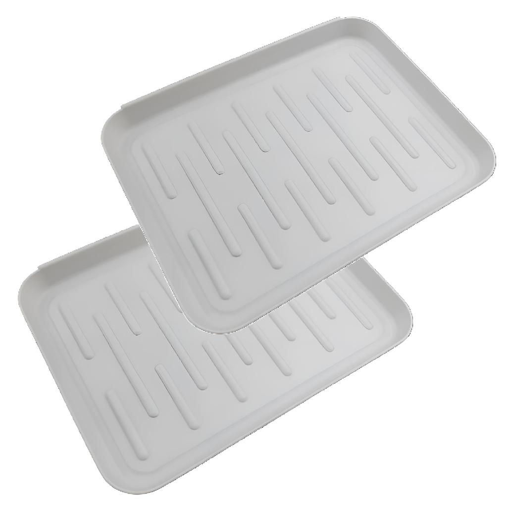 ZERONOWA Plastic Shoe Shoe Storage Tray for Entryway and Car Tray, Multi-Purpose (Gray)