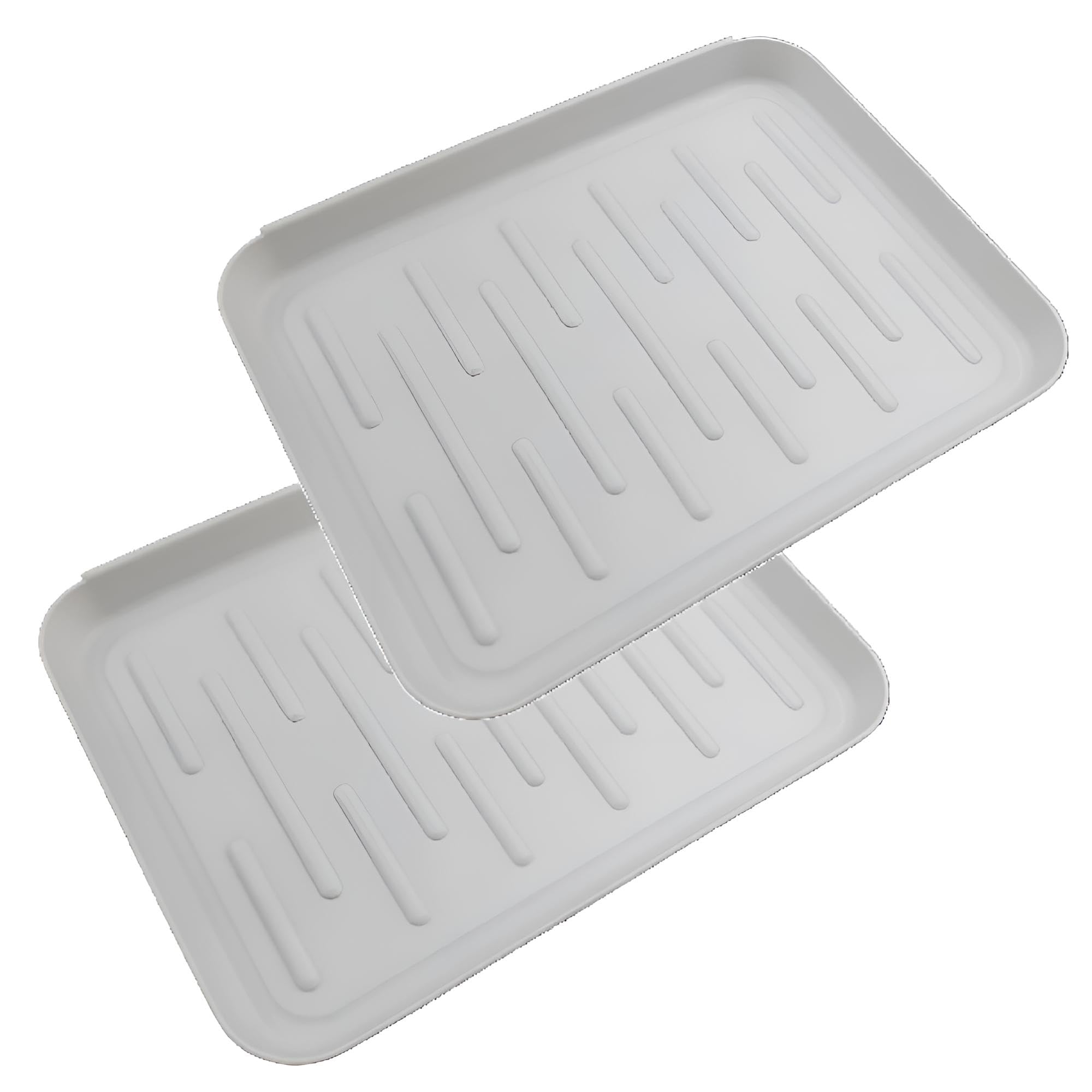 

ZERONOWA Пластиковый поддон для хранения обуви для прихожей и автомобильный поддон, многоцелевой (Серый) серый