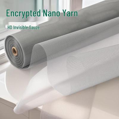 Plasă de ferestre HD Nano - Plasă densă, Anti-țânțari și insecte, Îngroșată, Ușor de curățat, Strat simplu.