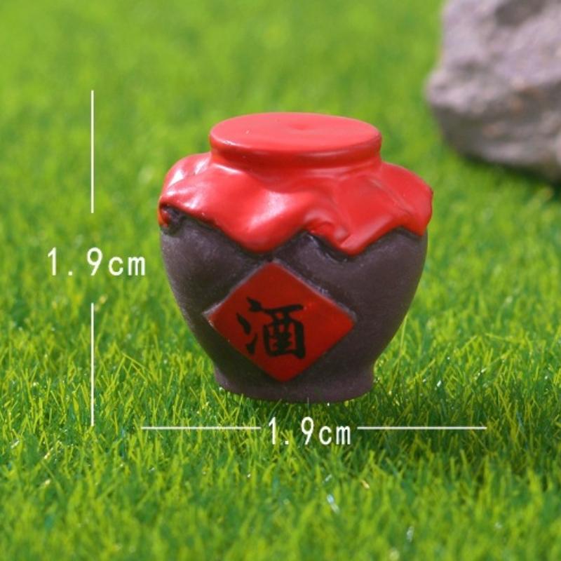 Dragon Boat Festival Cartoon Small Zongzi, Micro-landscape Gardening Resin Small Decorative Items, Cute Round Zongzi Decorative Accessories