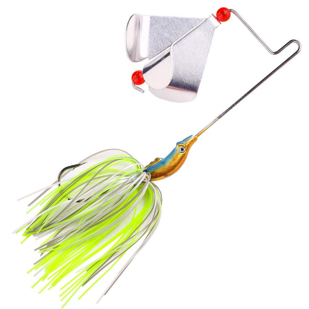 

New Lure Composite Sequins12.5CM22GHigh-Speed Rotating Tractor Noise Blade Beard Man Fake Bait Freshwater Saltwater Universal Lu 12.5CM-22G-