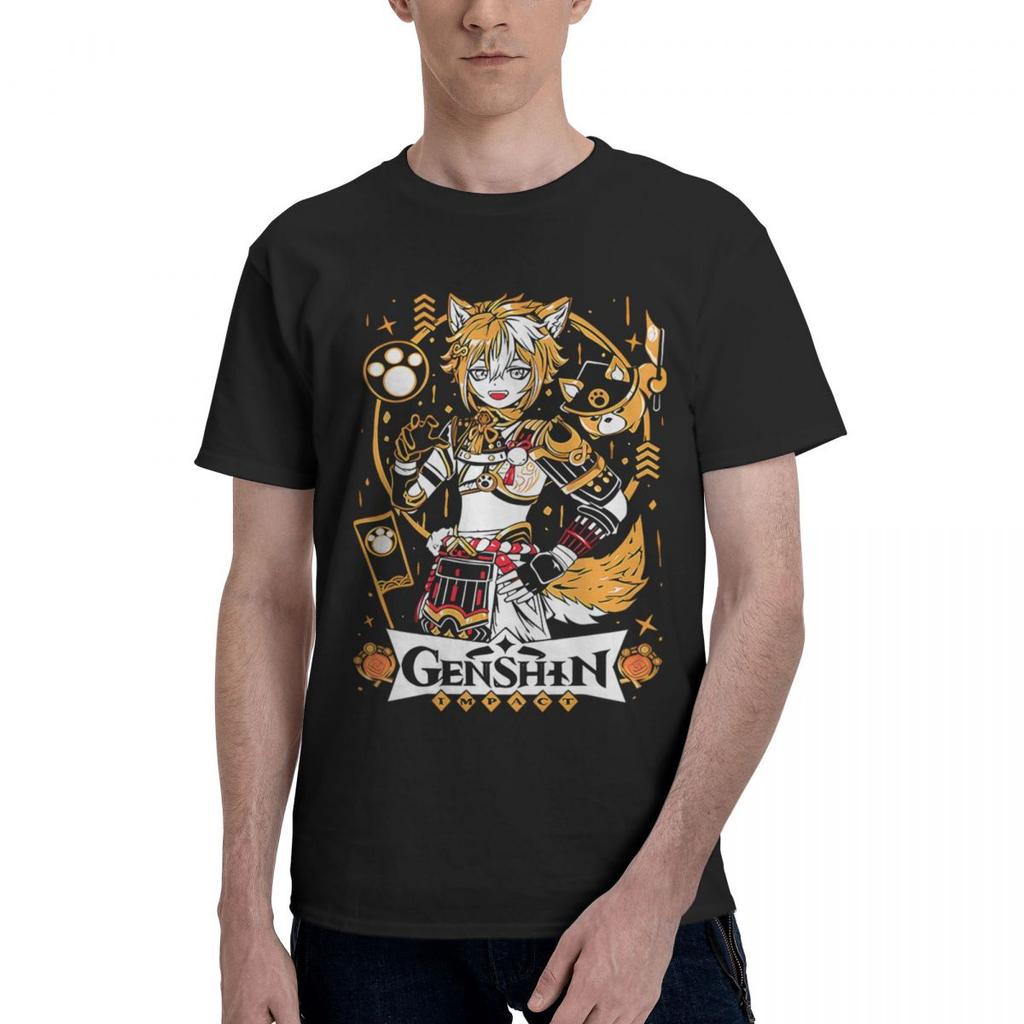 Genshin Impact Gorou 100 Cotton Casual Breathable Confortable Summer New Gifts And TShirts Mens Gifts