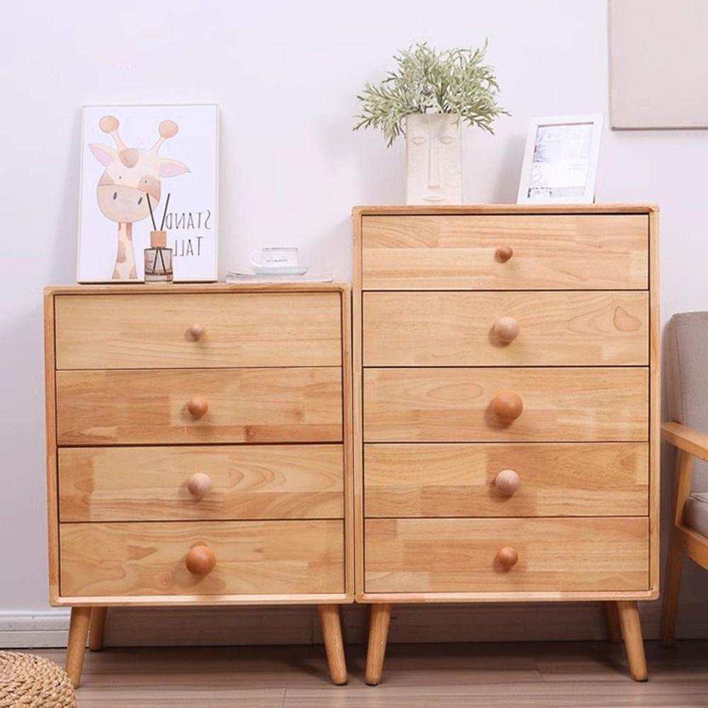 Simple Wooden Door Handles Round Wood Hook Hanger DIY Wardrobe Knob  Home Decoration