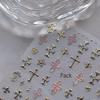 Tomoni Retro Nail Art: Hot Stamping Stickers, Metal Cross Designs, and Phone Case Accessories