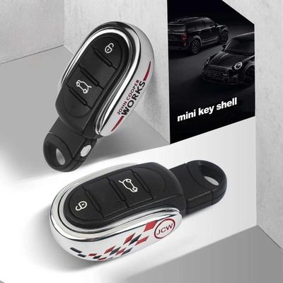 Mini Cooper F55 F56 F57 F54 F60 için Metal Araba Anahtarı Kabuğu Araba Aksesuarları Alaşımlı Anahtar Kılıfı Anahtarlık Anahtarlık Malzemesi Araba Anahtarı Kılıfı