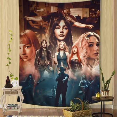 Popular Rock Band The Wwarning Colorful Tapestry Wall Hanging Hanging Tarot Hippie Wall Rugs Dorm Wall Art Decor