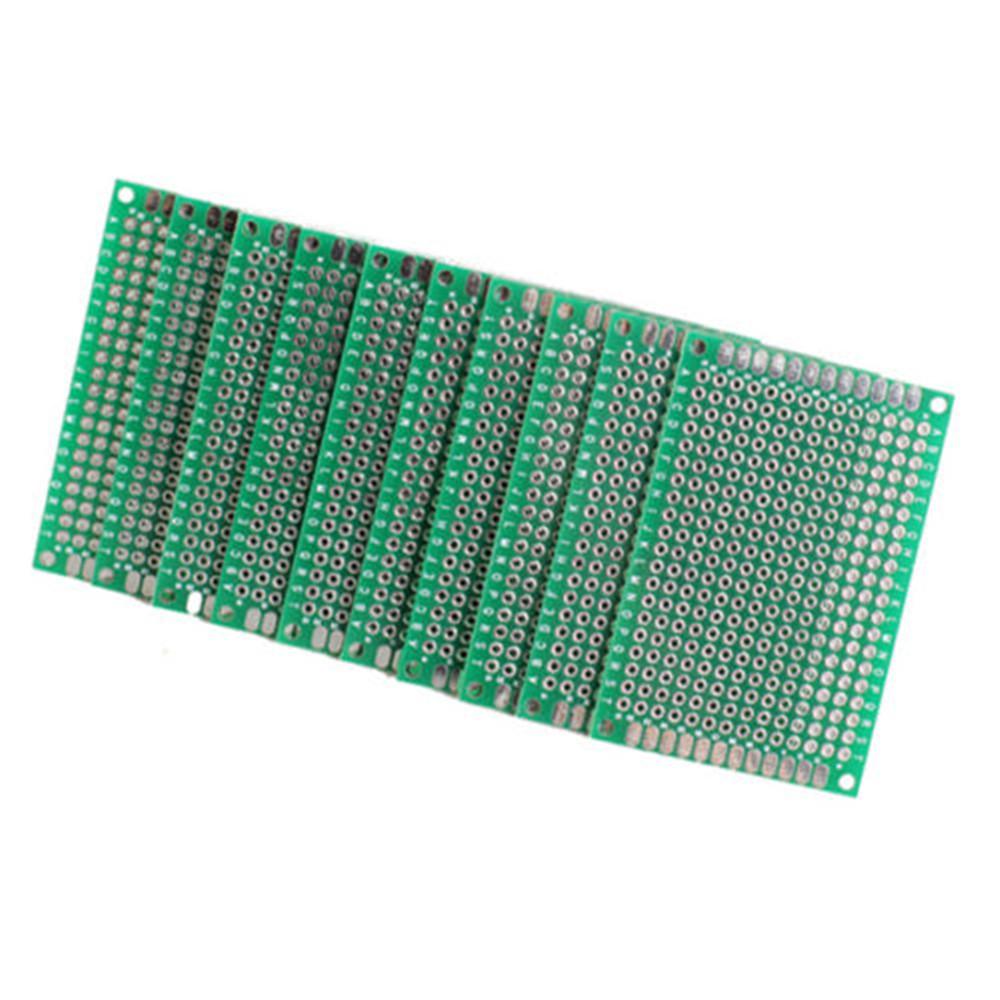 1PCS Double Sided PCB Universal Printed Circuit Board 1x6CM tin-plating Board DIY Breadboard Plate For Arduino
