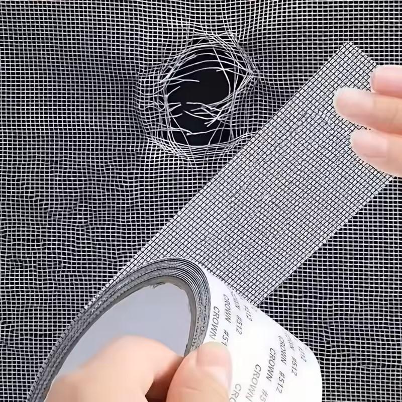 Ruban de réparation étanche pour moustiquaire facile à appliquer – Gardez les moustiques dehors avec notre patch en maille anti-insectes auto-adhésif
