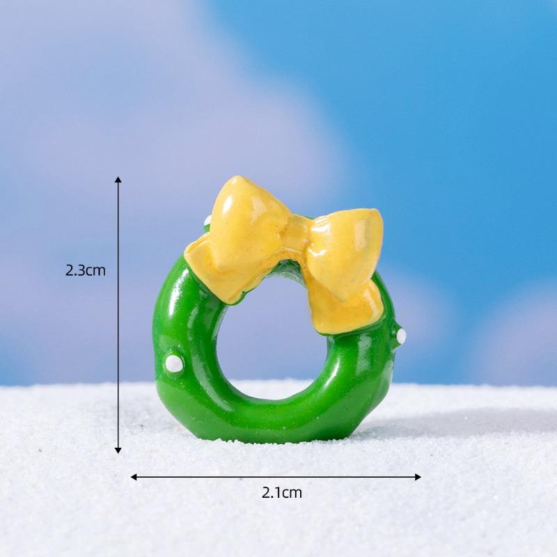 Micro-landscape Cartoon Santa Claus Snowman Tree House Snow Scene Accessories and DecorationsMiniature Small Ornaments