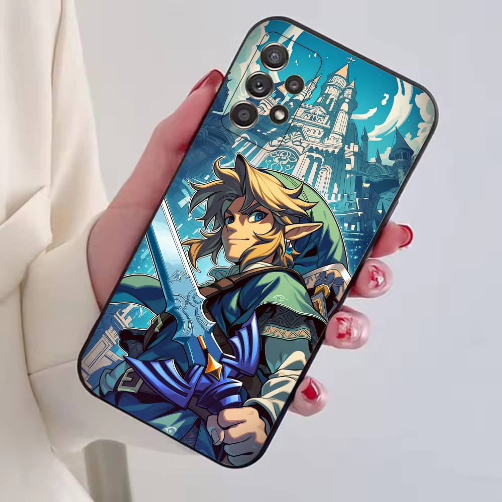Spiel Z-Zelda L-Link Handyhülle Für Samsung S25,S24,S21,S22,S23,S30,Ultra,S20,Plus,Fe,Lite,Note,10,Schwarze Hülle