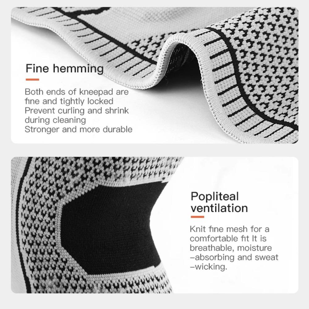 1 Pair Elbow Support Sports Knee Pads Breathable Knee Braces Silicone Knee Pads  Volleyball