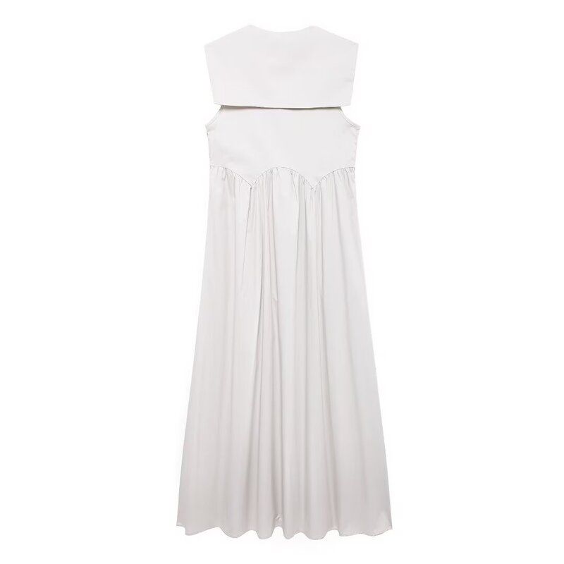 Fashion Wind 2024 New Fall Women's Clothing Easiest for Match Bowknot Decoration Midi Skirt Mid Length Long Length Dress 4764808