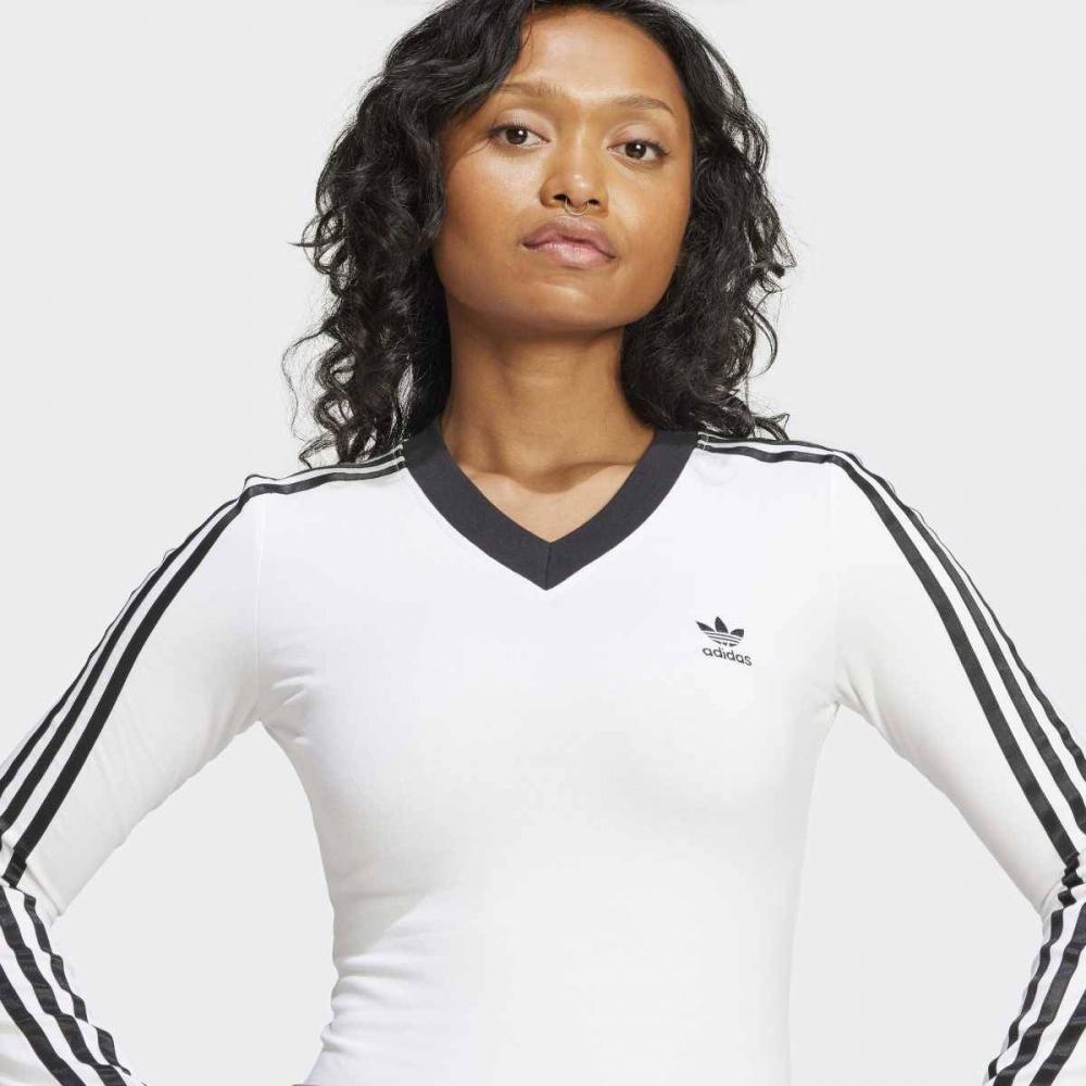 Adidas LighTweighT STreTch Classic V Neck Long sleeVe T shirT Jc8154