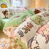 Small Fresh Pure Cotton Bed Four-piece Bedding Quilt Cover Bed Sheet Dormitory