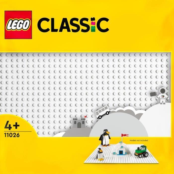 LEGO® 11026 Classic The White Building Plate 32x32, Base Pedestal for Construction, Assembly and Display