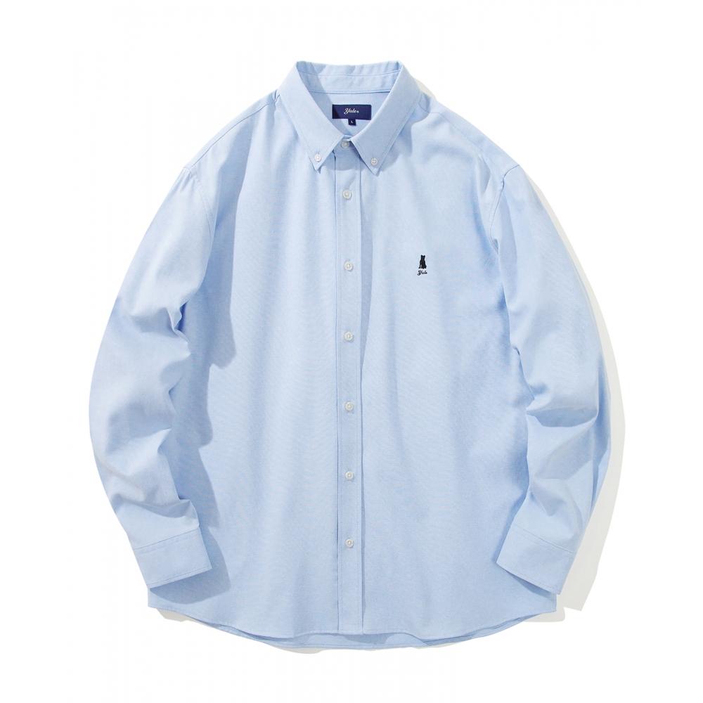

Рубашки Yale классического кроя Heritage Dan Oxford голубые