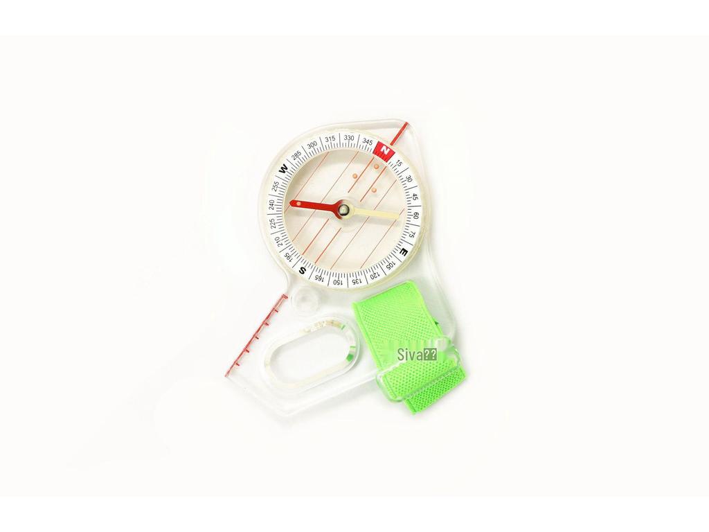 Compact Thumb-Type Outdoor Compass with Map Scale for Orientation and Teaching
