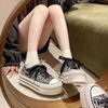 Fashion Shoes Womens Sneakers Platform Roses Casual 2025 Thick Sole Leisure Spring Women's Sneakers With Platform Summer Shoes Woman-sho