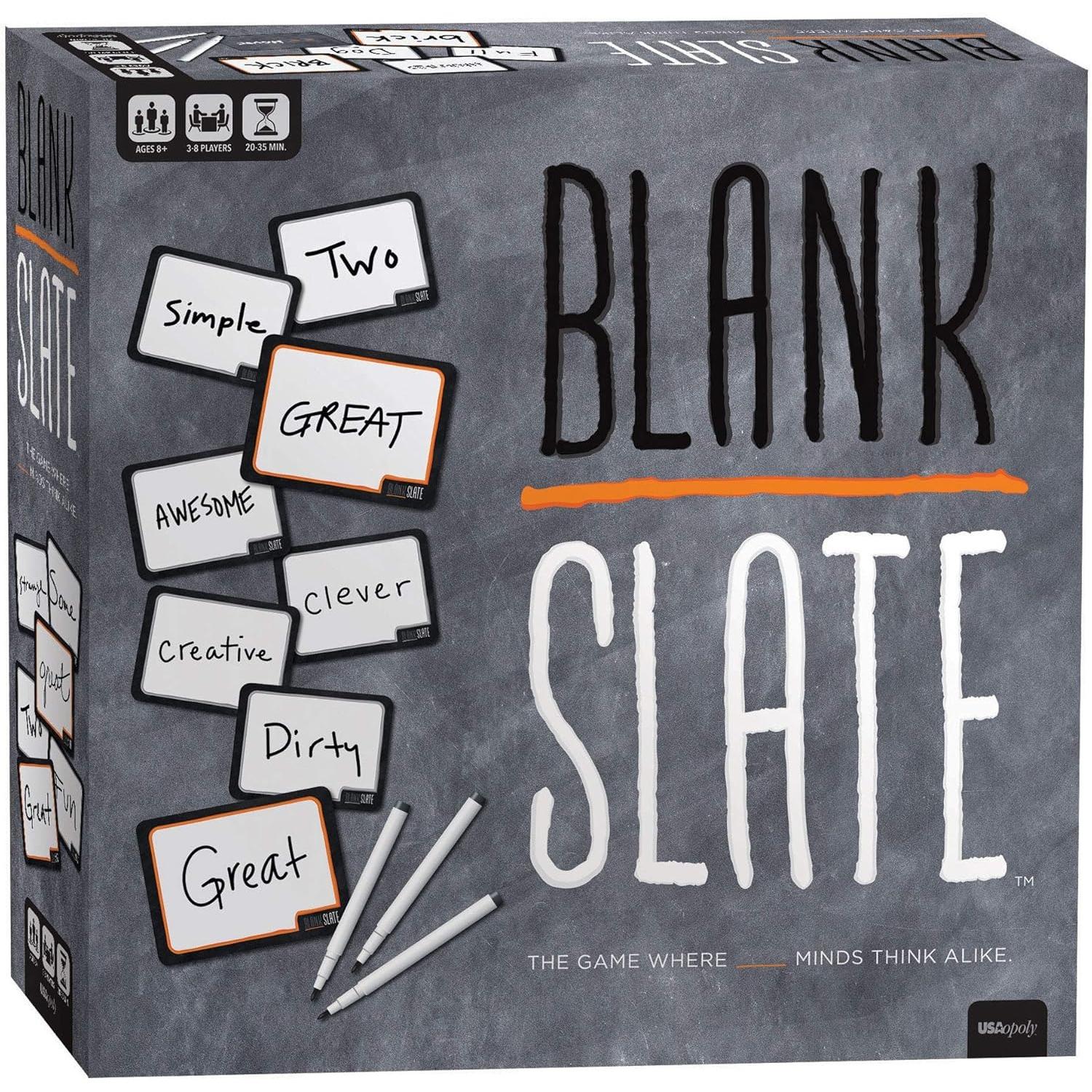 

BLANK SLATE Where Great Minds Think Alike Fun Family Board Game Word Association Party Games