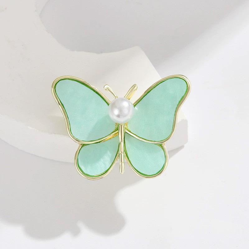 1PC Butterfly Brooches Colorful Crystal Vintage Jewelry Gifts Luxury Rhinestone Brooch Clothing Pin For Women Girls
