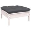 vidaXL 3-tlg. Garten-Lounge-Set mit Kissen Massivholz Kiefer