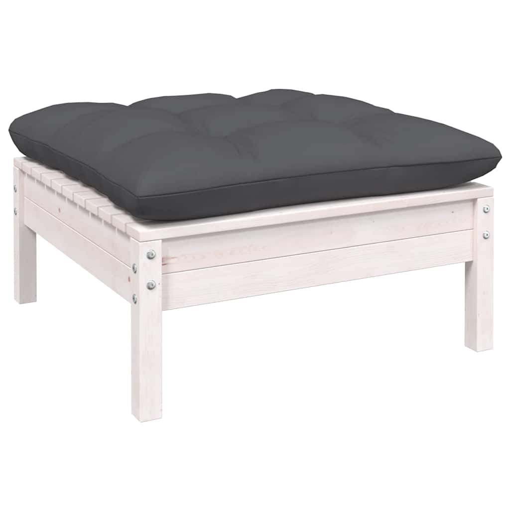 vidaXL 3-tlg. Garten-Lounge-Set mit Kissen Massivholz Kiefer