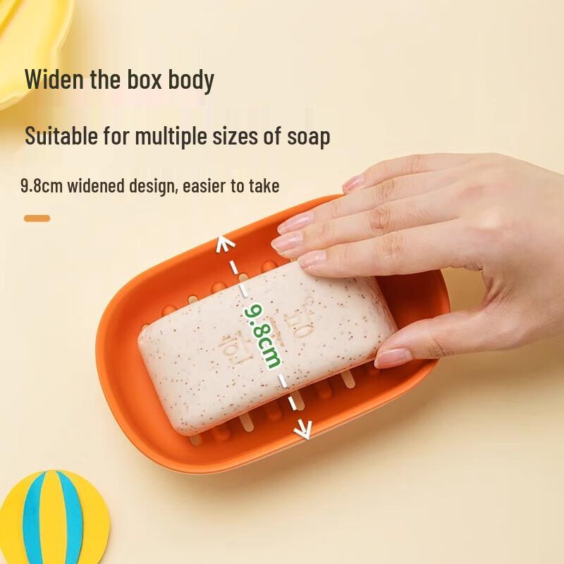 Camellia Double-Layer Draining Soap Dish