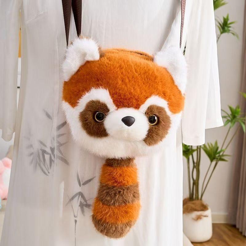 Fulgens Ailurus Animal Pattern Backpack Feather Cotton Filling Daily Children