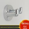 Zinc Alloy Dual Wall-Mount Hook for Coats and Hats