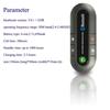 ABS Car Bluetooth Handsfree Phone Kit Micro USB Charging Cable Black MP3 Music Player Clip-on Wireless Speaker Speakerphone Car