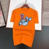 Bavlněná trička Funky Značka Zajíček Vtipné Kreslené s krátkým rukávem Pánská Osobnost Streetová Trička Volná Nadměrná Trička Prodyšná Měkká