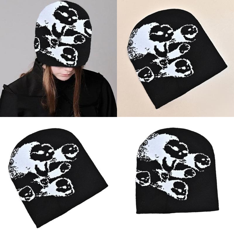 Christmas Adult Beanie Hat Elastic Windproof Hat Ear Protector Hat Warm Winter Adult Cycling Skiing Climbing Supplies
