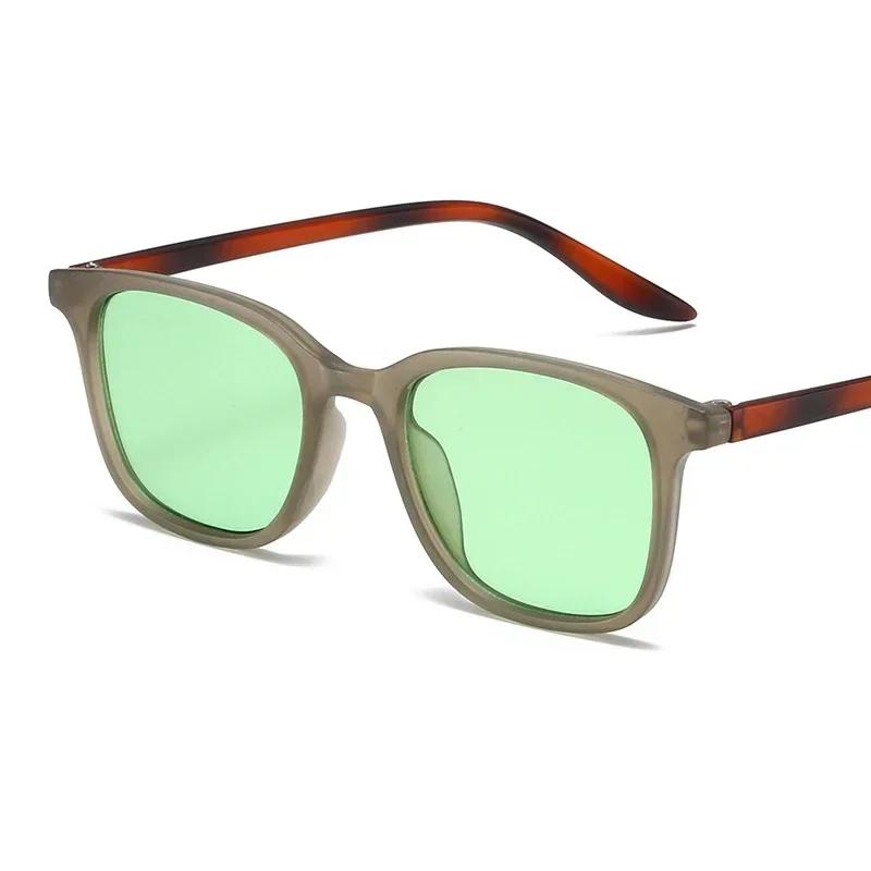 Vintage Women Fashion Square Sunglasses Retro Black Sun Glasses Female Male Eyewear