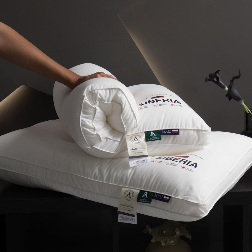 Star Rated Hotel Pillows Designed Specifically for Neck Protection and Sleep Assistance, Suitable for Various Sleeping Positions