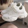 Thick-soled breathable running sneakers spring and autumn new dad shoes women's Korean version of fashion casual shoes heightening muffin shoes