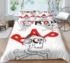 3D Duvet Cover Skeleton Home Bedding Set Microfiber Polyester Children Teen King Double Size Cool Quilt Cover