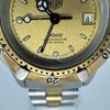 Used [Battery replaced] Tag Heuer Professional 2000 Series 964.008 Quartz Date Display 200m Water Resistant Yellow Gold Ladies