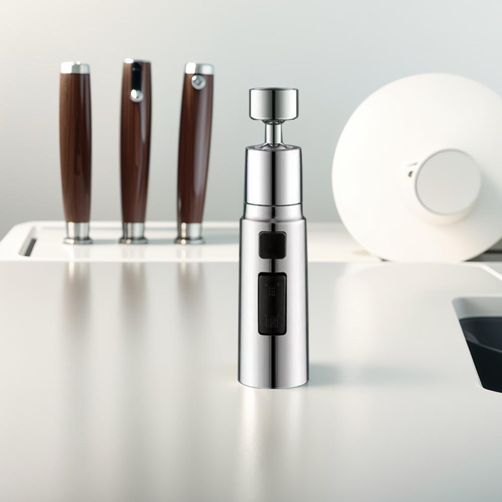 360 Degree Rotatable Faucet Extender Kitchen Faucet Aerator Bathroom Anti-splash Tap Extender Adapter Saving Water Tap Nozzle