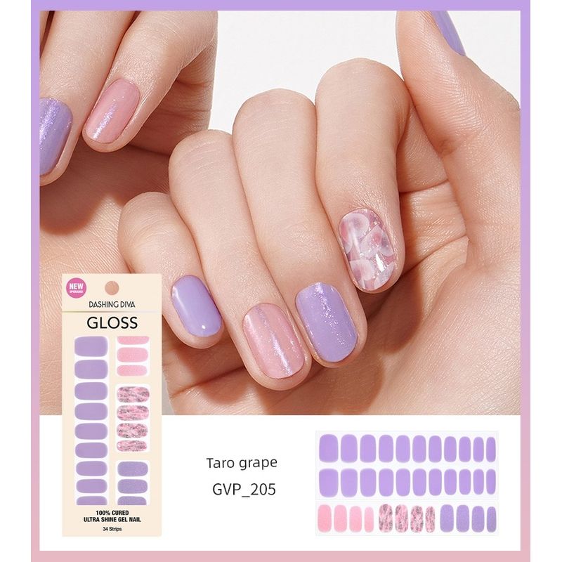 

No Baking Daily Pregnant Women Can Use Waterproof Nail Patch GVP205 no-bake nail stickers