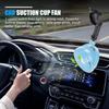 Battery Powered Fan For Car Rechargeable Fan Portable Rechargeable Quiet 360 Adjustable Suction Cup 3 Speed Ventilating Blower